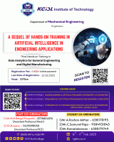 Third hands-on Training in Data Analytics for General Engineering and Digital Manufacturing 2023